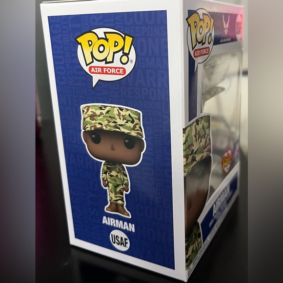 Female U.S. Airforce Military Funko Pop. Support the Troops - Picture 2 of 3